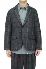 MAGIC STICK 2B Single Jacket with Wildthings / Grey Plaid（21AW-MS9-013）