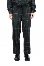 amachi. Random Grid Pajama Pants(AY9-22)