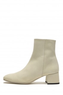 SQUARE TOE SHORT BOOTS -ECRU(57) (~Size39)