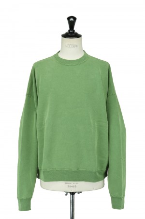Remi Relief super special vintage fihished big size crew - Green  (RN6012SDH)