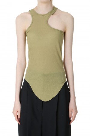 Accent Neck Tank -PISTACHIO (014-021-CT32)