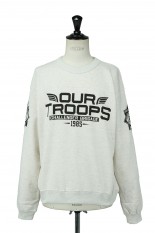 Challenger TROOPS SWEAT / GRAY (CLG-SW 021-009)