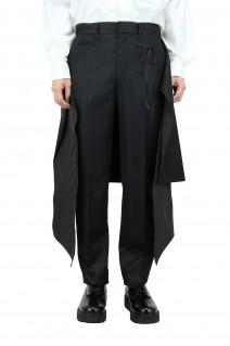 WOOL LAME TROUSERS(MID21FW-P05)