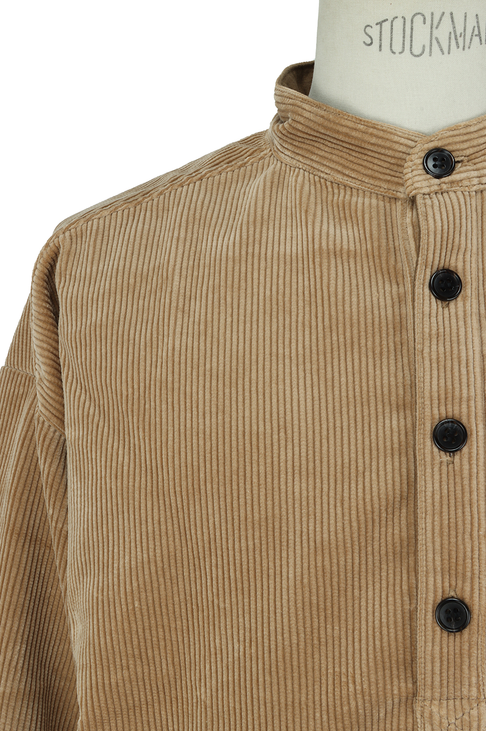 DESCENDANT/TETTY CORDUROY LS SHIRT (BEIGE)