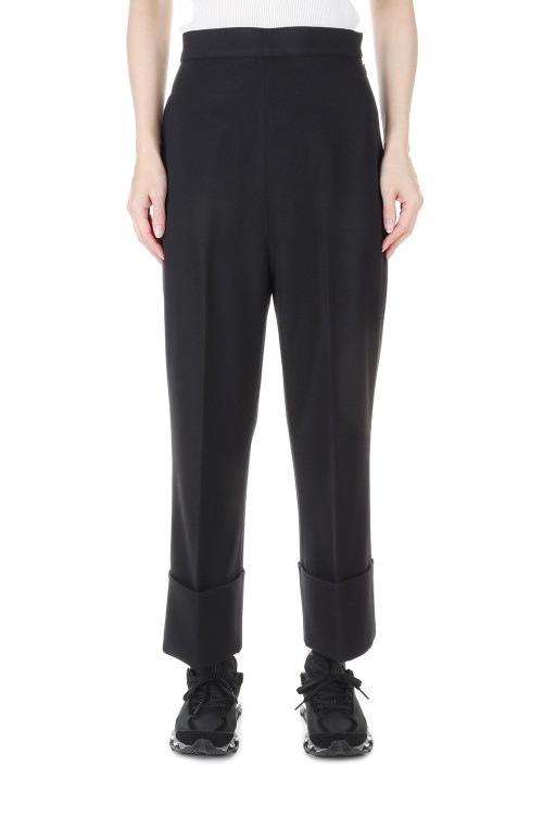 Virgin Wool Cropped Pants -Black (017-022-WP09) | セレクトショップ ...