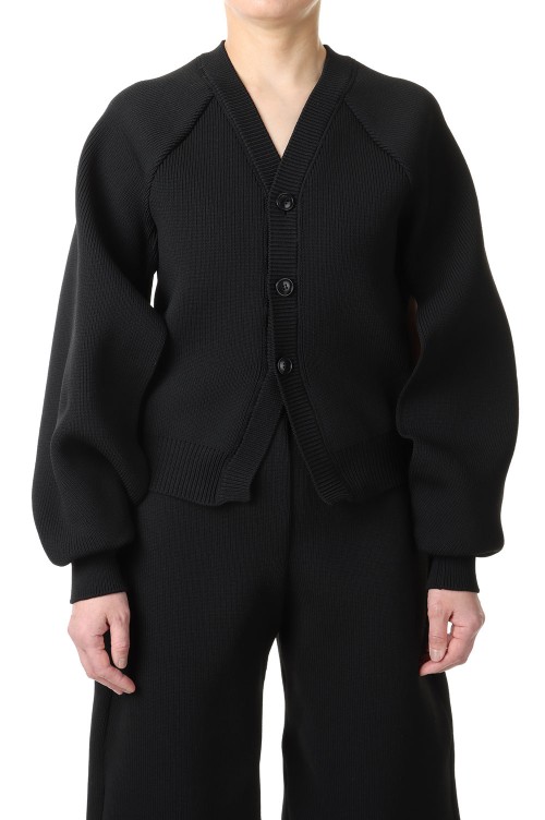 High Strech Knit Cardigan -Black (017-022-KT24) | セレクトショップ ...
