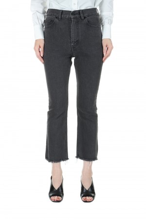 HEM CUT SLIM FLARE DENIM (VW)  (MB999-3002)