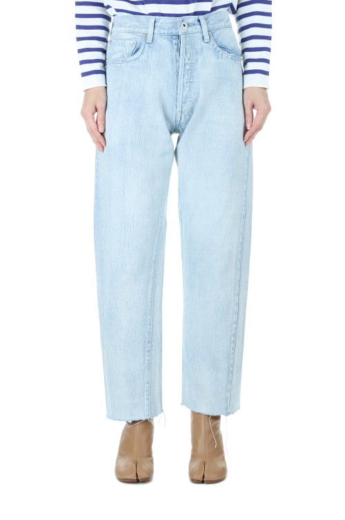 MADISONBLUE HEM CUTOFF STRAIGHT DENIM 01