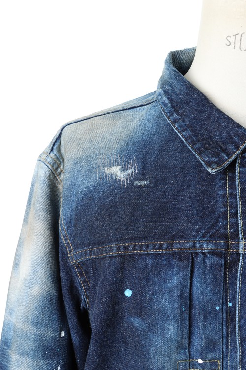 x FRAGMENT DESIGN / DENIM JACKET / INDIGO (SQ-21AW-JK-10