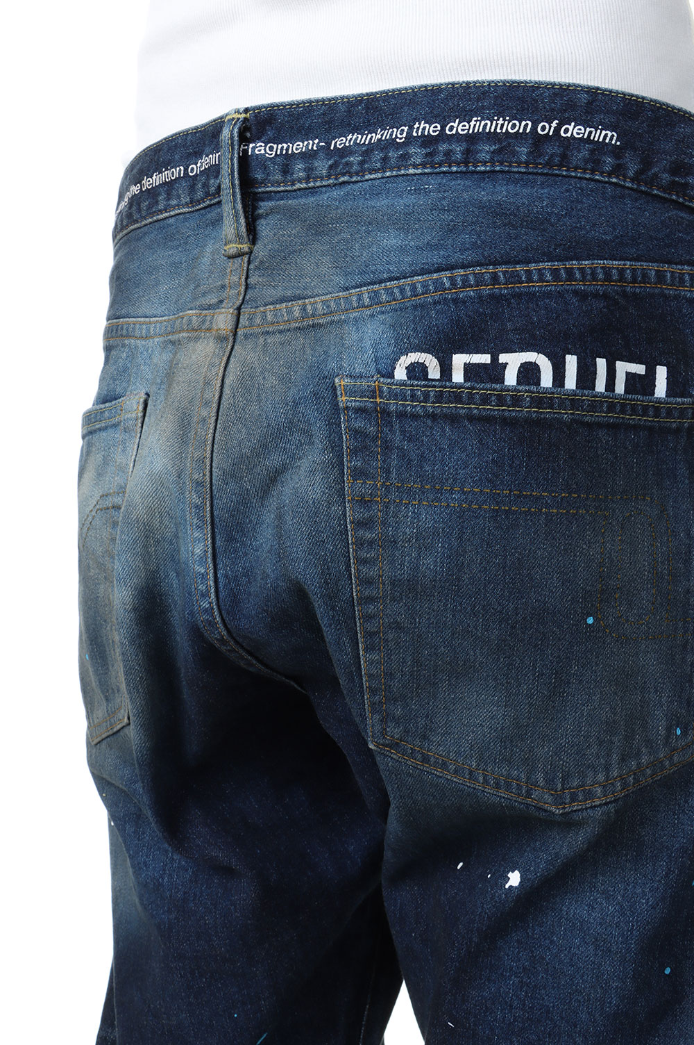 SEQUEL 21aw ×FRAGMENT RIGID DENIM PANTS