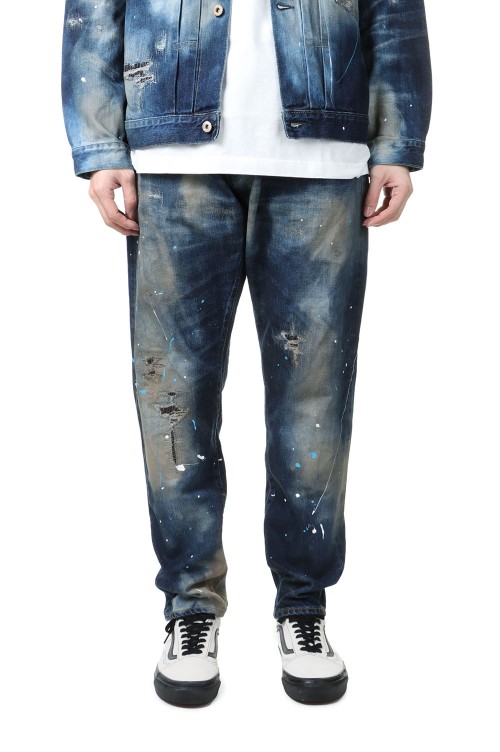 x FRAGMENT DESIGN / DENIM PANTS / INDIGO (SQ-21AW-PT-08