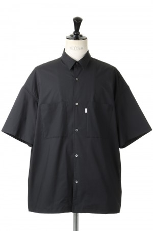 AURALEE SELVEDGE WEATHER CLOTH HALF SH