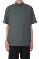 S/S Mock Neck Tee - C.GRAY (GU221-70015B)