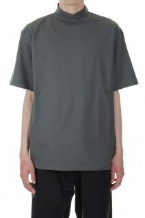 S/S Mock Neck Tee - C.GRAY (GU221-70015B)