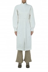 Stitch Puff Dress -WHITE (12120317)