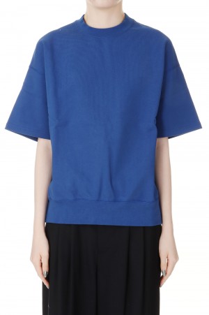 Compact Terry Half Sleeve Crew Neck -Blue (GL221-70177)