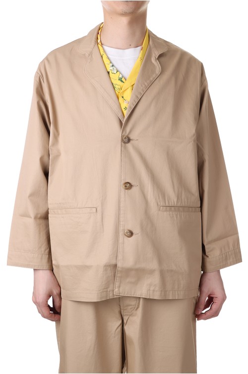 GABARDINE WIDE JACKET / KHAKI (PC-027-1814) | セレクトショップ