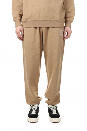 LOGO SWEATPANTS KNIT/KHAKI BROWN(PACC10P011)