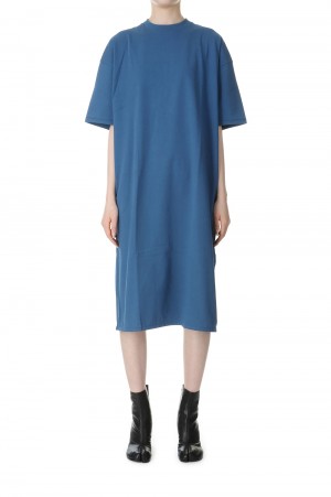 SUVIN AIR SPINNING 18/- OVERSIZED DRESS -Blue (OPAGNM0309)