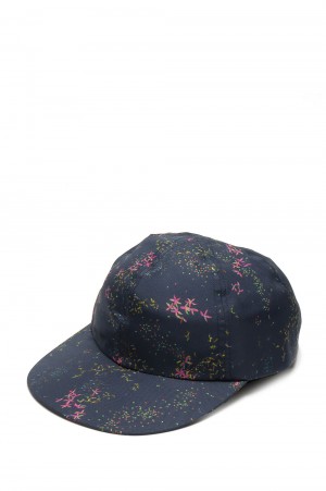 NONNATIVE FLOWER CAP - NAVY FLOWER (NO.20758)