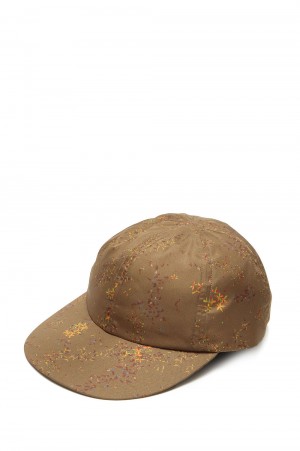 NONNATIVE FLOWER CAP - BEIGE FLOWER (NO.20758)