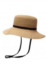 PAPER BRAID HAT- NATURAL BROWN (NO.20789)