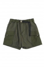 sacai -Men- Suiting Mix Shorts(22-02675M)-KHAKI 501-
