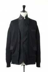 sacai -Men- Suiting Mix Jacket(22-02676M)-BLACK 001-