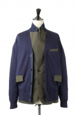 sacai -Men- Suiting Mix Jacket(22-02676M)-NAVY201-