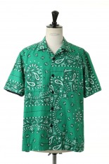 sacai -Men- Bandana Print Shirts(22-02689M)-GREEN551-