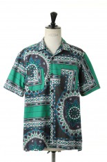 sacai -Men- Bandana Print Shirts(22-02690M)-GREEN 551-