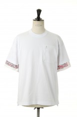sacai -Men- Bandana Print T-Shirt(22-02697M)-WHITE 101-
