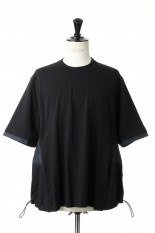 sacai -Men- Sports Mix T-Shirt(22-02734M)-BLACK 001-