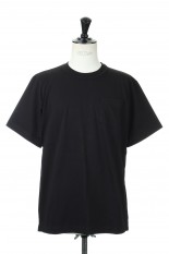 sacai -Men- Side Zip Cotton T-Shirt(SCM-047)-Black 001-
