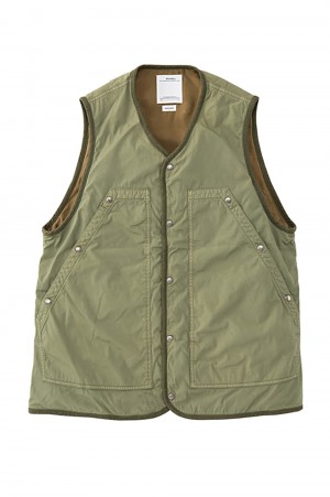 COVEY DOWN VEST(0122105013005)-GREEN- | セレクトショップ