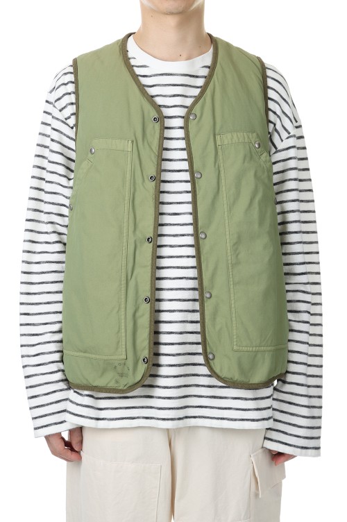 COVEY DOWN VEST(0122105013005)-GREEN- | セレクトショップ 