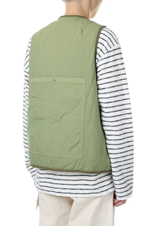 COVEY DOWN VEST(0122105013005)-GREEN- | セレクトショップ