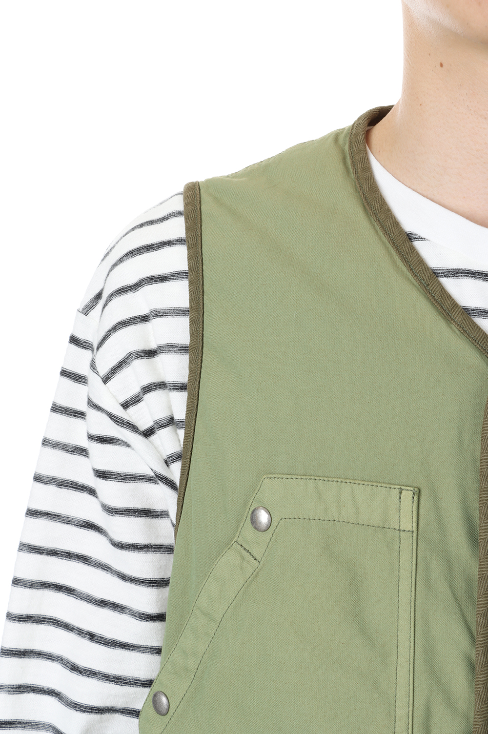 COVEY DOWN VEST(0122105013005)-GREEN- | セレクトショップ