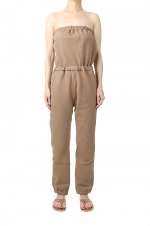 CHULA VISTA JUMPSUIT -Brown (TNH22100-14)
