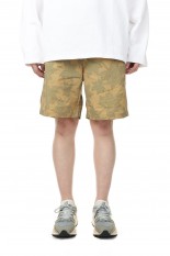 COZY SHORTS SUPPLEX® NYLON by E-WAX STUDIO-LEAF YELLOW(F241006D)