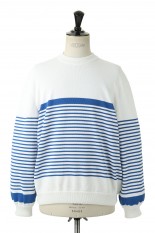 BorderSweater-Blue (DWVA034)