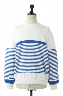 BorderSweater-Blue (DWVA034)