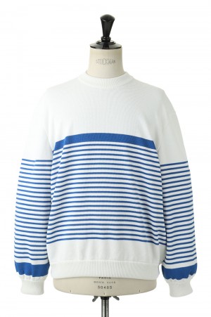 BorderSweater-Blue (DWVA034)