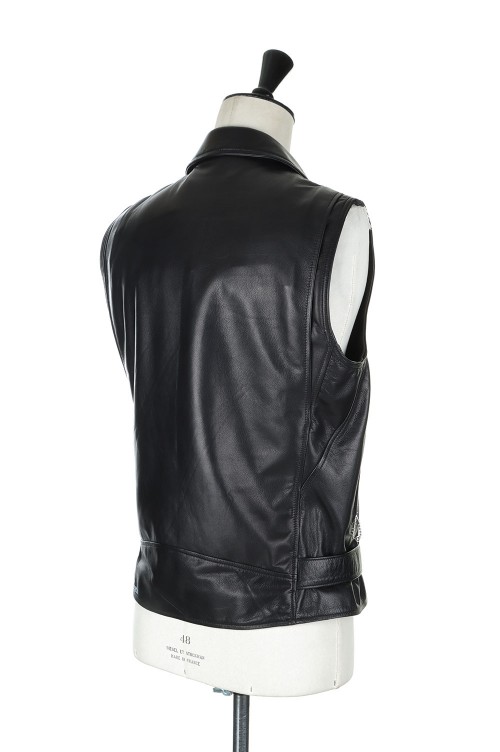 Hand Painted Double Leather Vest (22SS V-1) | セレクト