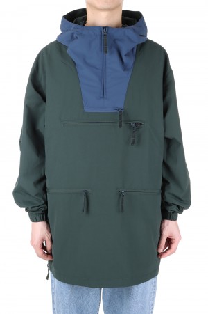 Tech Anorak Parka - D.GREEN (BJ-23022)