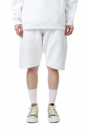 CHAMPION/HALF PANTS C8-V503 -WHITE (NH22SS-CP-006 )