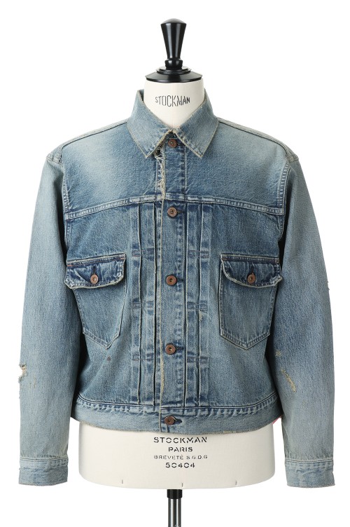 FADED 2nd DENIM JACKET PRODUCTED BY UNUSED(22SSSU01) | セレクト 