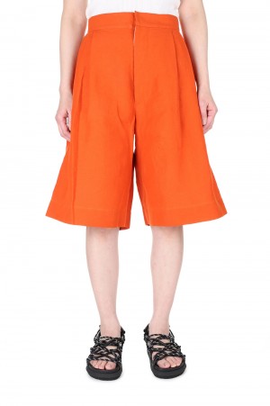 LINEN SHORTS -Orange (21SS-13-H)