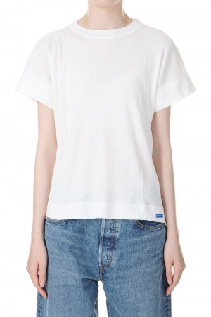 【SALE / 40%OFF】Dry touch jersey border wide top-WHITE×BLACK（19RCSTOP-06C） Bluebird Boulevard(ブルーバードブルバード) BLUEBIRD BOULEVARD(ブルーバードブルーバード)商品一覧 – H+