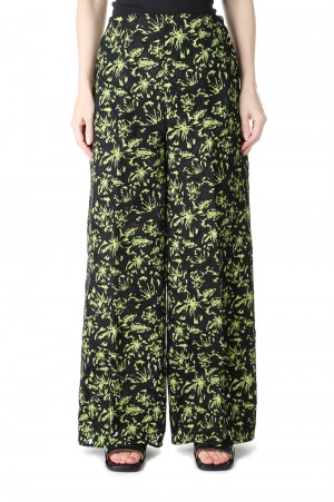Flower Lace Wide Pants -BLACK LACE(E22SS/P-02/02)
